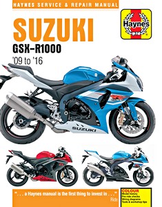 Livre : Suzuki GSX-R 1000 (2009-2016) - Haynes Service & Repair Manual