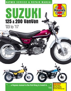 Livre : [HP] Suzuki RV 125 & RV 200 Van Van (2003-2017)