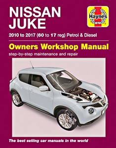 Książka: Nissan Juke - Petrol & Diesel (2010-2017) - Haynes Service and Repair Manual