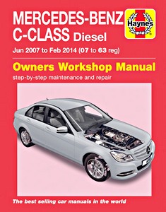 HZ6389MB Cover repair manual Mercedes-Benz C-Class Diesel (W204) - C200 CDI, C220 CDI & C250 CDI (Jun 2007 - Feb 2014)