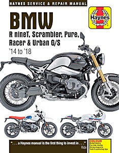 Livre: BMW R nineT, Scrambler, Pure, Racer & Urban (2014-2018) - Haynes Service & Repair Manual