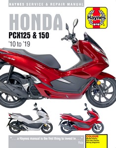 Livre: Honda PCX 125 & PCX 150 (2012-2019) - Haynes Service & Repair Manual