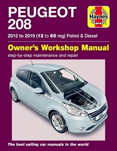 Livre: Peugeot 208 - Petrol & Diesel (2012-2019) - Haynes Service and Repair Manual