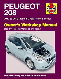 Book: Peugeot 208 - Petrol & Diesel (2012-2019) - Haynes Service and Repair Manual