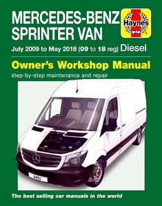 Livre: Mercedes-Benz Sprinter Van (W906) - Diesel (07/2009 - May 2018) - Haynes Service and Repair Manual