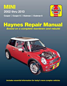 Livre: Mini - Cooper, Cooper S, Clubman, Clubman S (2002-2013) (USA) - Haynes Repair Manual