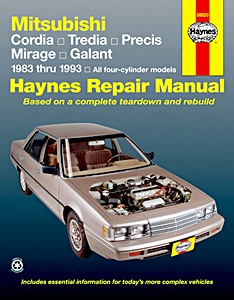 Livre : Mitsubishi Cordia/Tredia/Galant (1983-1993)