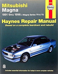 Book: Mitsubishi Magna - Series TR & TS (1991-1996) - Haynes Repair Manual