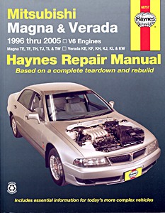 Book: Mitsubishi Magna & Verada - V6 Engines (1996-2005) - Haynes Repair Manual