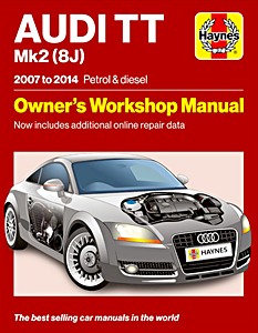 Audi TT Mk2 - Petrol & diesel (8J, 2007 to 2014) | Haynes Service and Repair Manual (7004)