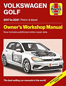 Volkswagen Golf VII (2017-2021) - Petrol & Diesel - Includes GTI and GTD models | Haynes Service and Repair Manual (7012)