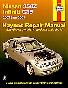 Boek: Nissan 350 Z / Infiniti G35 (2003-2008) (USA) - Haynes Repair Manual