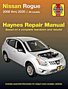 Livre: Nissan Rogue - All models (2008-2020) (USA) - Haynes Repair Manual
