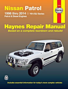 Livre : Nissan Patrol Y61 / GU Series - Petrol & Diesel Engines (1998-2014) (AUS) - Haynes Repair Manual