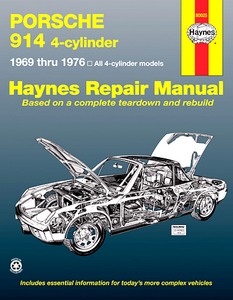 Livre: Porsche 914 - All 4-cylinder models (1969-1976) - Haynes Repair Manual