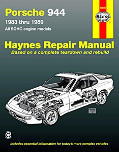 Livre: Porsche 944 - all SOHC engine models (1983-1989) - Haynes Repair Manual
