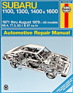 Książka: Subaru 1100, 1300, 1400 & 1600 (1971-1979) (USA) - Haynes Repair Manual