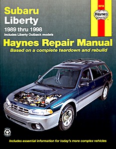 Książka: Subaru Liberty (Legacy) (1989-1998) - including Liberty Outback models (AUS) - Haynes Repair Manual