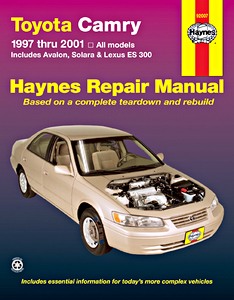 Livre: Toyota Camry, Avalon, Solara / Lexus ES 300 (1997-2001) (USA) - Haynes Repair Manual