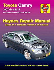 Livre : Toyota Camry, Avalon / Lexus ES 350 (2007-2017)