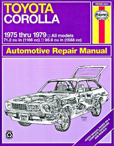 Livre: Toyota Corolla (1975-1979) (USA) - Haynes Repair Manual