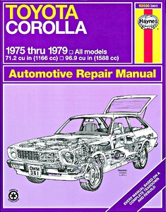 Book: Toyota Corolla (1975-1979) (USA) - Haynes Repair Manual