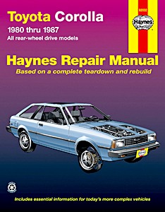 Book: Toyota Corolla - Rear-wheel drive (1980-1987) (USA) - Haynes Repair Manual