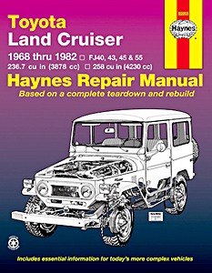 Książka: Toyota Land Cruiser - Series FJ40, FJ43, FJ45 & FJ55 (1968-1982) (USA) - Haynes Repair Manual