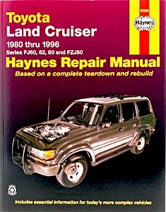 Boek: Toyota Land Cruiser FJ60, 62, 80 & FZJ80 (1980-1996) (USA) - Haynes Repair Manual