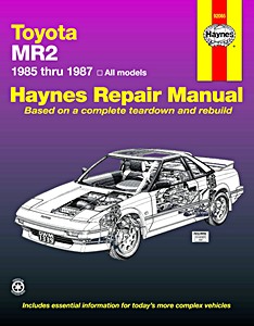Livre: Toyota MR2 (1985-1987) - Haynes Repair Manual