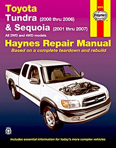 Boek: Toyota Tundra (2000-2006) & Sequoia - 2WD and 4WD (2001-2007) (USA) - Haynes Repair Manual