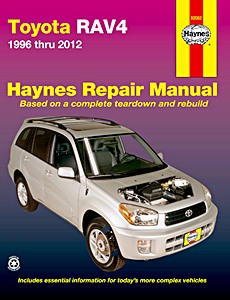 Livre: Toyota RAV4 - 2.0 L gasoline (1996-2012) (USA)