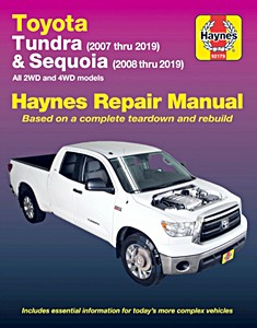 Book: Toyota Tundra (2007-2019) & Sequoia (2008-2019) (USA) - Haynes Repair Manual