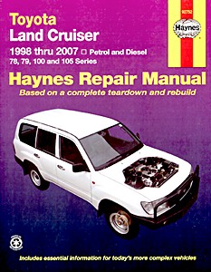 Boek: Toyota Land Cruiser - 78, 79, 100 and 105 Series - Petrol and Diesel (1998-2007) (AUS) - Haynes Repair Manual