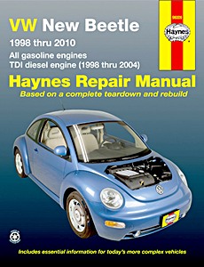 Book: VW Beetle - All gasoline engines (1998-2010) and TDI diesel engine (1998-2004) (USA) - Haynes Repair Manual