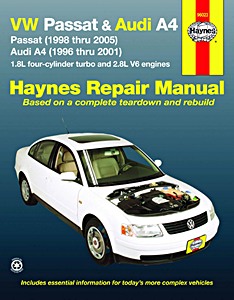 Buch: VW Passat (1996-2005) / Audi A4 (1996-2001) (USA) - Haynes Repair Manual