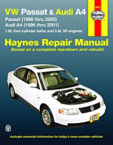 Boek: VW Passat (1996-2005) / Audi A4 (1996-2001) (USA) - Haynes Repair Manual