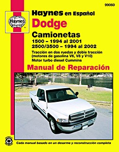 Książka: Camionetas Dodge 1500 (1994-2001) y 2500 / 3500 (1994-2002) - 4x2 y 4x4 - Haynes Manual de Reparación