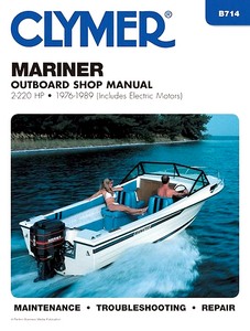 Livre : Mariner 2 - 220 hp (1976-1989) - Clymer Outboard Shop Manual