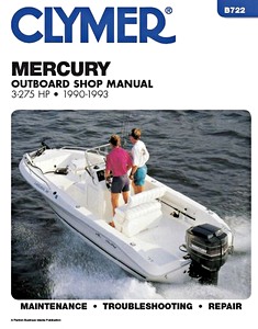 Livre: Mercury 3 - 275 hp (1990-1993) - Clymer Outboard Shop Manual