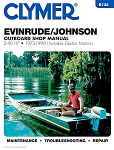 Boek: Evinrude / Johnson 2 - 40 hp, including Electric Motors (1973-1990) - Clymer Outboard Shop Manual