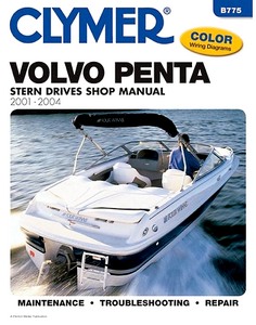 Boek: Volvo Penta Stern Drives Shop Manual (2001-2004) - Clymer Stern Drive Shop Manual