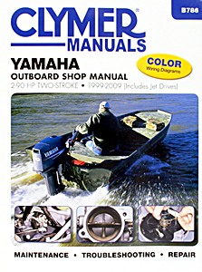 Livre : Yamaha 2 - 90 hp Two-Stroke, including Jet Drives (1999-2002) - Clymer Outboard Shop Manual