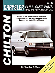 Livre: Dodge Full-size Vans (1989-1998) - Chilton Repair Manual