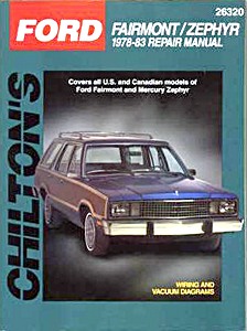 Livre: Ford Fairmont / Mercury Zephyr (1978-1983) - Chilton Repair Manual