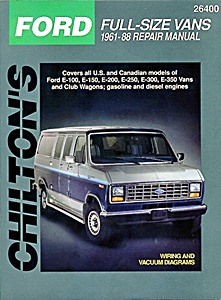 Buch: Ford Full Size Vans (1961-1988) - Chilton Repair Manual