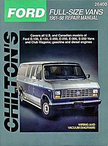 Book: Ford Full Size Vans (1961-1988) - Chilton Repair Manual