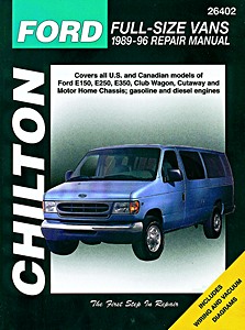 Livre: Ford Full-size Vans - gasoline and diesel engines (1989-1996) - Chilton Repair Manual