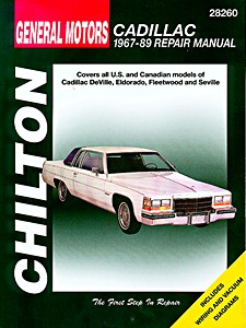 Książka: Cadillac DeVille, Eldorado, Fleetwood, Seville (1967-1989) - Chilton Repair Manual