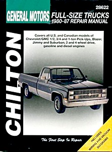 Livre: Chevrolet / GMC Full-size Trucks - gasoline and diesel engines (1980-1987) - Chilton Repair Manual